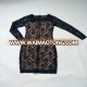 Women apparel stocks fat women black lace dress patterns lace dress designs